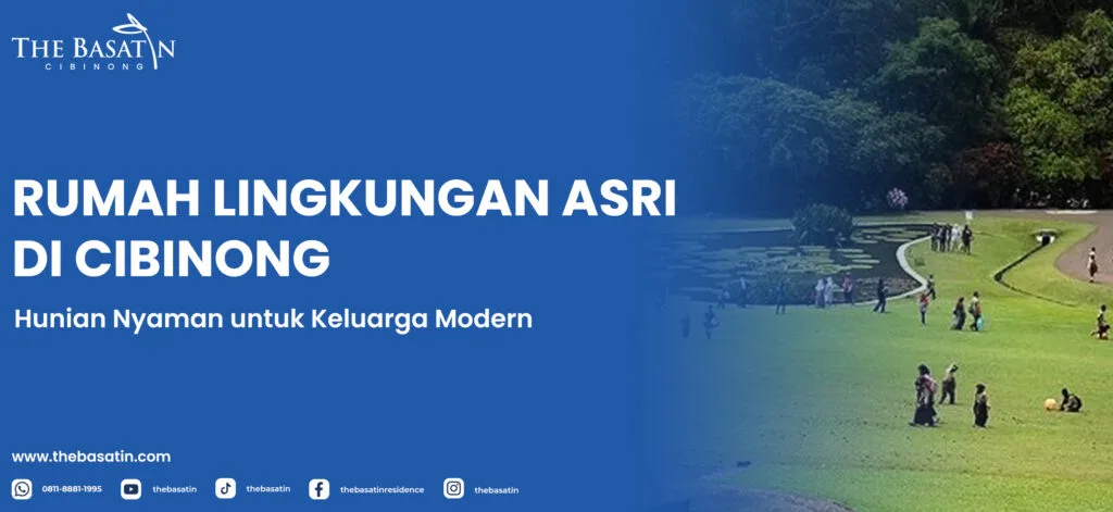 Rumah Lingkungan Asri di Cibinong: Hunian Nyaman untuk Keluarga Modern